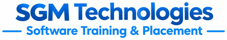 SGM Technologies – Software Training & Placement